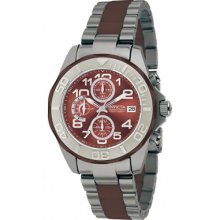 Invicta 1249 Men's Pro Diver Ceramic Band Brown Dial Watch