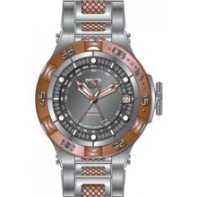 Invicta 12875 Men $4,995 Subaqua Swiss Automatic Grey Rose Dial Grey Ss Watch