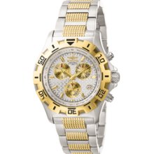 Invicta 5700 Gold Silver Dial Quartz Watch