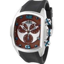 Invicta 6102 Men's Lupah Collection Revolution Chrono Black Polyurethane Watch