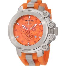 Invicta Coalition Forces Sport Chronograph Ss Orange Dial/poly. Watch 11665