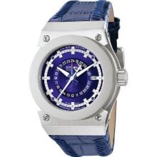 Invicta F0022 Akula Russian Diver Reserve Midsize Blue Leather