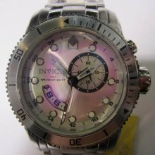 Invicta Gmt Men's Watch Chrono Quartz All Stainless S Original Edition