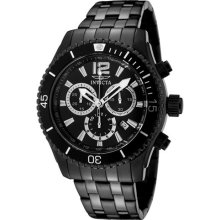 Invicta II Black Ion-plated Chronograph Mens Watch 0624 ...