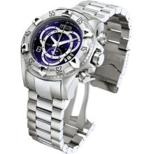 Invicta Mens Reserve Excursion Chrono Touring Edition Blue Dial Watch 5526