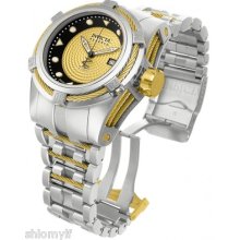 Invicta Reserve Bolt Zeus Gold Dial 18k Swiss Automatic Stainless Steel Bra Watc