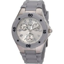 Invicta Women's 1273 Angel Grey Silicone Silver Dial Watch $495