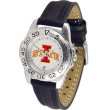 Iowa State Cyclones ISU Womens Leather Wrist Watch