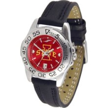 Iowa State Cyclones NCAA AnoChrome Sport Ladies Watch (Leather B