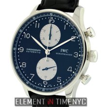 Iwc Portuguese Chronograph Stainless Steel Panda Dial 41mm Iw3714-04 B+p