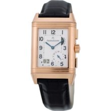 Jaeger Le Coultre 18k Rose Gold Grande Reverso Gmt Dual Time 302.24.20 Unworn