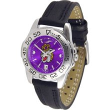 James Madison Dukes NCAA AnoChrome Sport Ladies Watch (Leather B