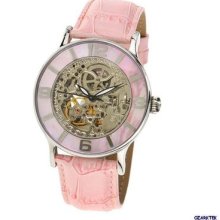 Jeanneret Ladies Pearl Skeleton Watch