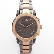 Jennifer Lopez Two Tone Stainless Steel Chronograph Watch - Women