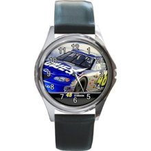 Jimmie Johnson Car 48 Unisex Round Metal Watch Gift model 17505168 - Metal