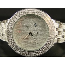 Joe Rodeo Jojo Benny 3 Row Bezel Diamond Watch 10.00 Ct