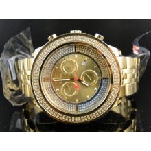 Joe Rodeo/jojo White/yellow 2 Row Diamonds Watch 1.75 C