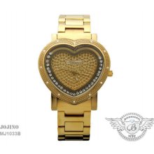 Jojino Ij-1033b Luxurious Joe Rodeo 0.12 Carats Diamond Watch.