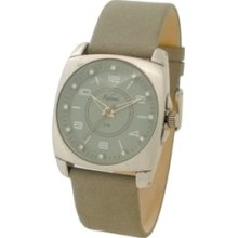 Kahuna Kls-0005l Ladies Grey Leather Strap With Grey Dial Surfers Watch