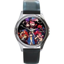 Kamina Simon Yoko Mecha Gurren Lagann Manga Anime Leather Watch wristwatch Gift