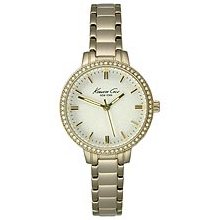 Kenneth Cole Kc4678 York Women's Silver Dial Crystal Stainless Watch 30m