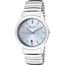 Kenneth Cole Kc9147 Men's Stretch Round Watch Dial Color: Silver