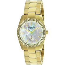 Kenneth Cole Ladies Gold Plated Bracelet Watch Kc4732