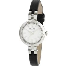 Kenneth Cole New York Women's KC2644 Classic Silver Diamond Cut Bezel