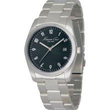 Kenneth Cole Steel Mid-size Date Black Dial Women's Watch #KC4777