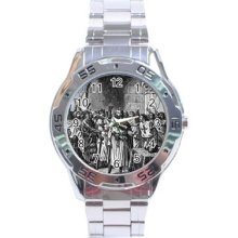 Knights Templar Stainless Steel Analogue Watch Freemasonry Masonic