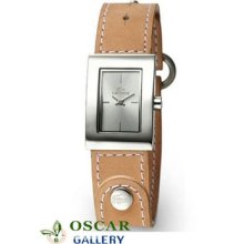 Lacoste 6200l31 Brown Leather Strap Women's Watch 2 Years Warranty