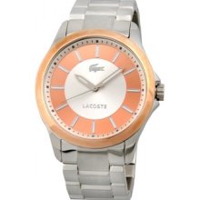 Lacoste Ladies Sofia Two Tone Dial Stainless Steel Bracelet Watch 2000704