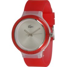 Lacoste Watch, Womens Goa Pink Silicone Strap 40mm 2020056