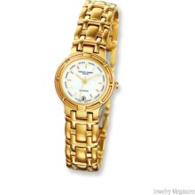 Ladies Charles Hubert 14k Gld-pltd Brass Case White Dial 24mm Watch