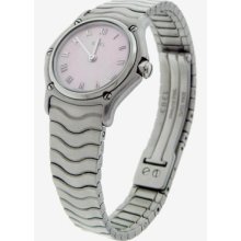 Ladies Ebel Sport Classic Wave Mini 9157111 Pink Mother Of Pearl 25mm Watch