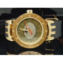 Ladies Ice Mania Jojo Jojino Joe Rodeo Diamond Watch Master Shiny Yellow Iml5002