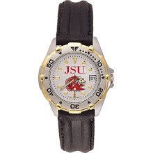 Ladies Jacksonville State University All Star Watch With Leather Strap