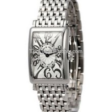 Ladies Large Franck Muller Long Island White Gold 1002QZRELO Watch