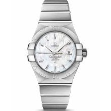 Ladies Omega Constellation Brushed Chronometer 123.10.31.20.05.001 Watch