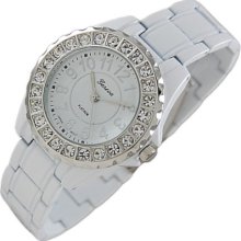 Ladies Or Men Rhinestones Geneva Watch Gm38aw