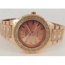 Ladies Prince Rose Gold Faux Diamond Watch.. Stunning