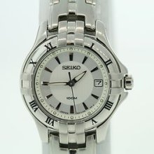 Ladies Seiko Excelsior Silver Dial Date Stainless Steel Watch