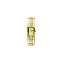 Ladies' Swarovski Crystal Champagne Dial Watch Caravelle By Bulova