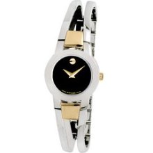 Ladies Two-Tone Movado Amorosa Watch 2g 18-k Y/Gold