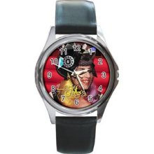 Lady Gaga Unisex Silver-Tone Round Metal Watch 16