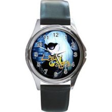 Lady Gaga Unisex Silver-Tone Round Metal Watch 04