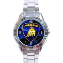 Lamborghini Stainless Steel Analogue Menâ€™s Watch