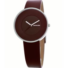 Lambretta Ladies Cielo Stainless Watch - Brown Leather Strap - Brown Dial - LAM2101/BRO