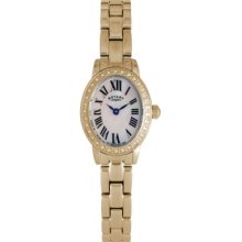 LB02891-41 Rotary Ladies Gold Plated Cocktail Watch