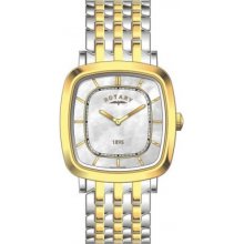 LB08101-02 Rotary Ladies Ultra Slim Two Tone Watch